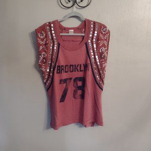 Free People Embellished Brooklyn Tee